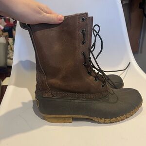 LL Bean Brown Duck Boots